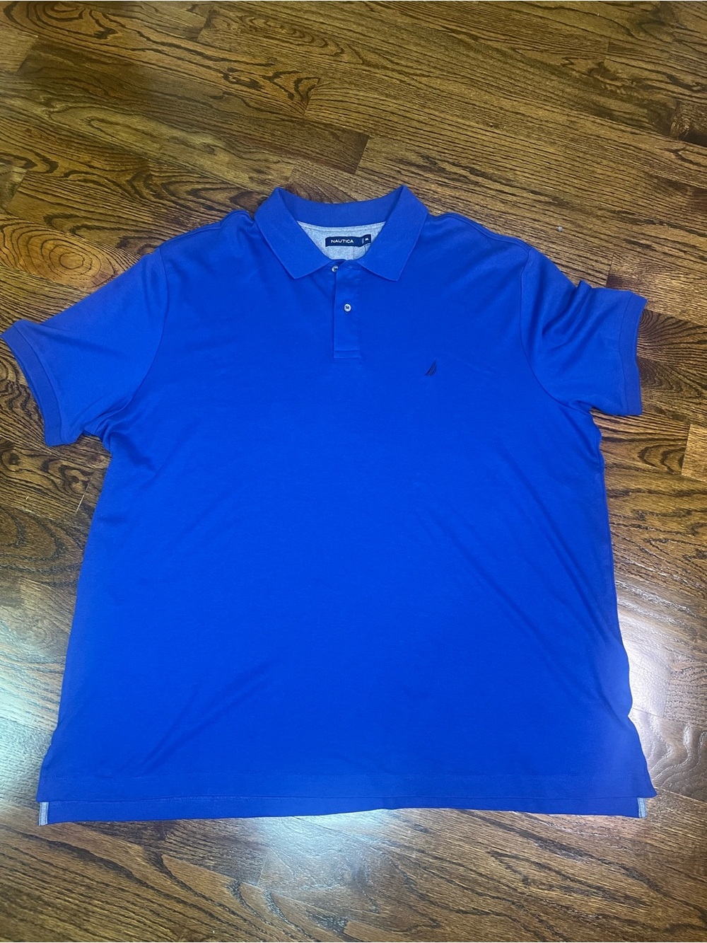 Nautica Men’s Electric Blue Short-Sleeve Polo